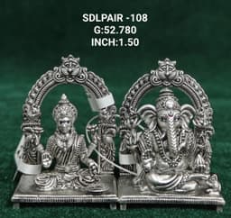 Laxmi-Ganesh with arches